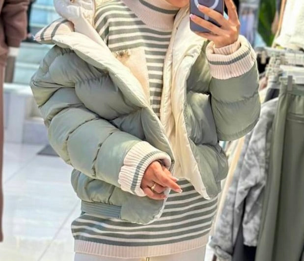 Warm driedelig set voor een comfortabele winter